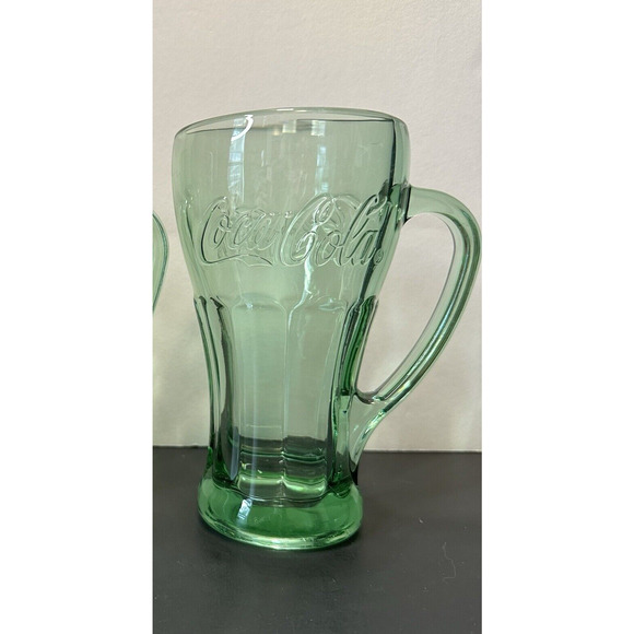 LIBBEY GLASS COMPANY Coca Cola Coke Green 16oz Mug/Cup Glass - Picture 6 of 14